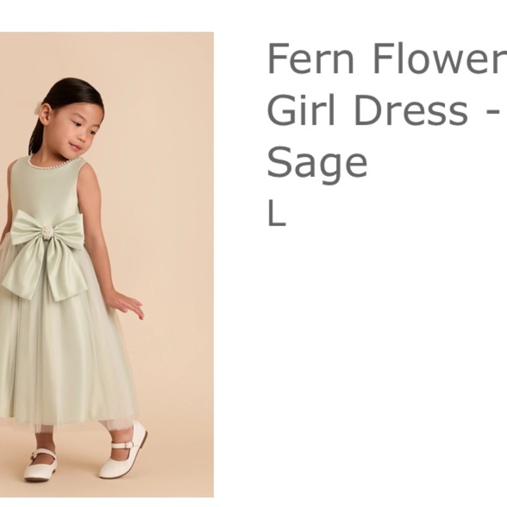 Flower Girl Dress - Sage